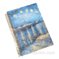 Heißverkaufs Ölmalerei Spiral Notebook B5 Sketchbook